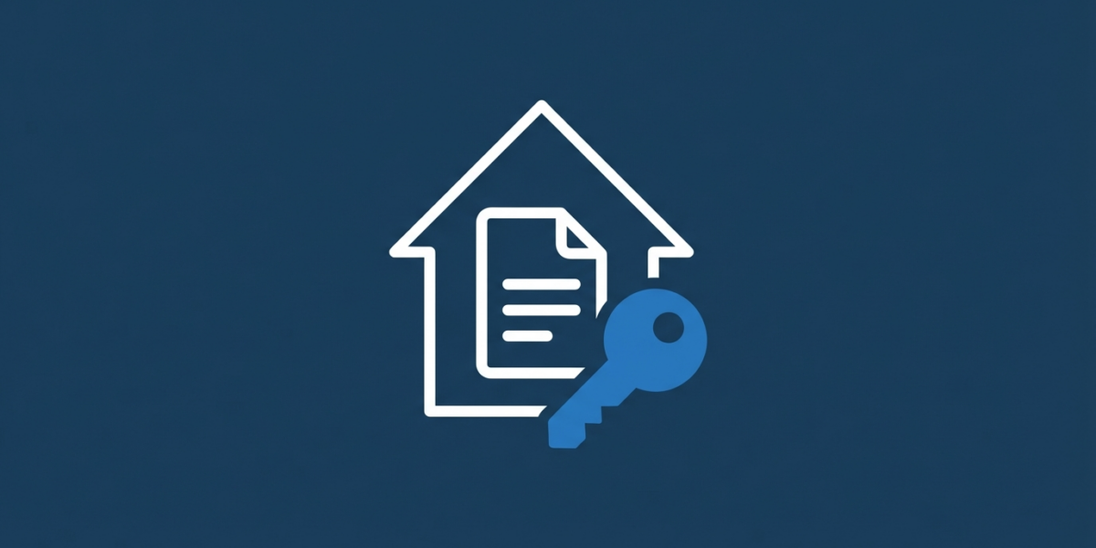 Contrato de alquiler sobre la mesa, manos firmando y llaves al lado