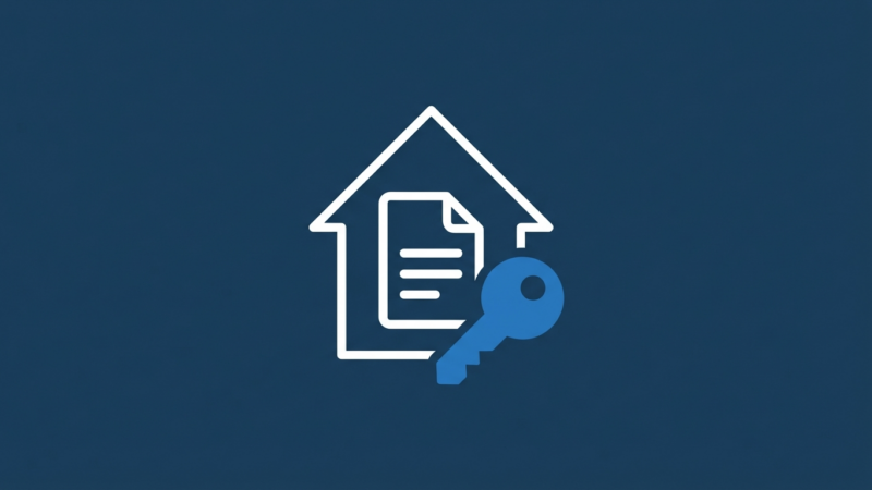 Contrato de alquiler sobre la mesa, manos firmando y llaves al lado