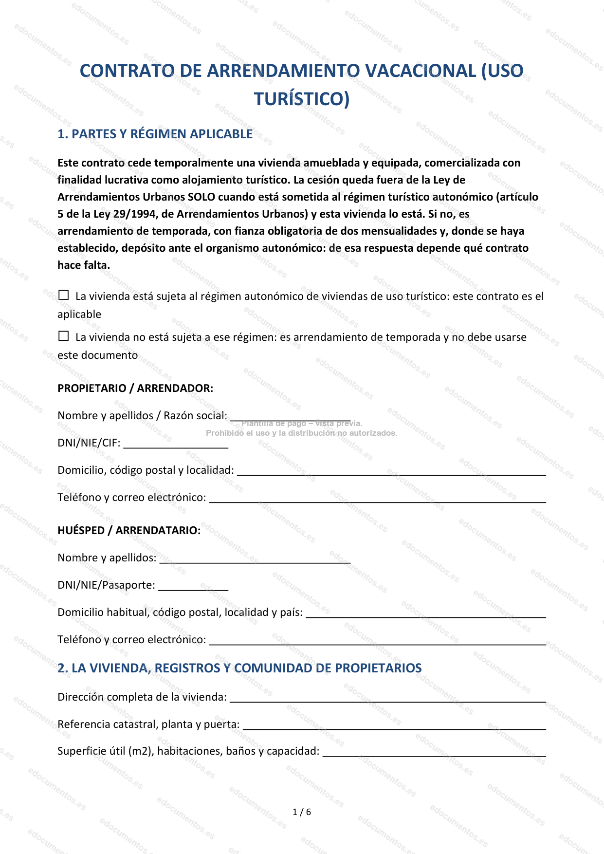 Contrato De Alquiler Vacacional uso Tur stico Modelo Descargable Contrato De Alquiler Vacacional uso Tur stico Modelo Descargable
