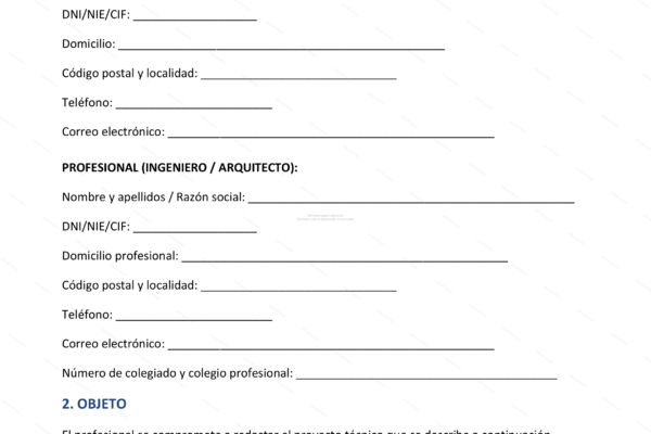 Contrato de proyecto, página 1, imagen redimensionada con texto legal