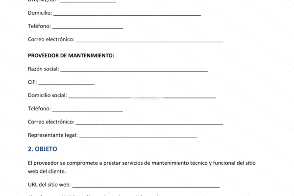 Página web en mantenimiento con mensaje de reparación y elementos de diseño de sitio.